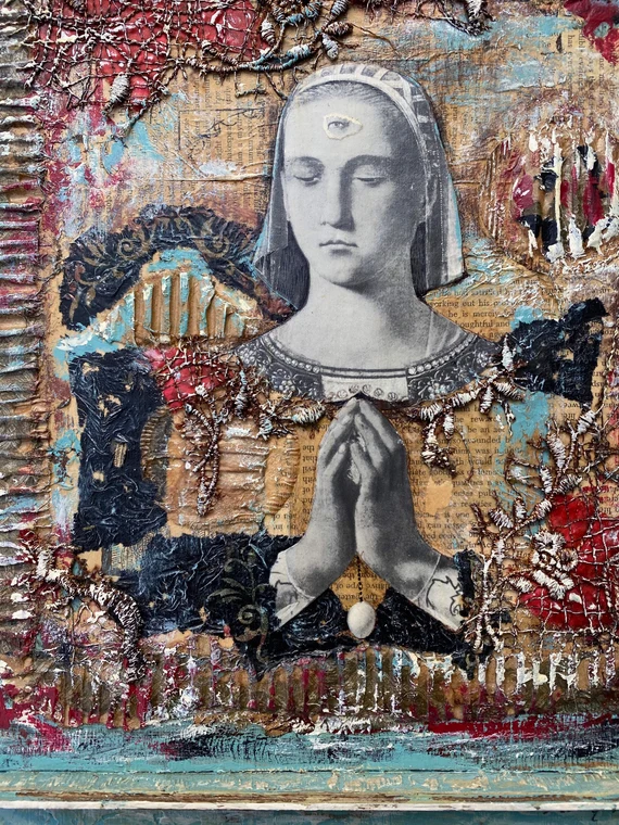 “Prayer” — Original Mixed Media Artwork