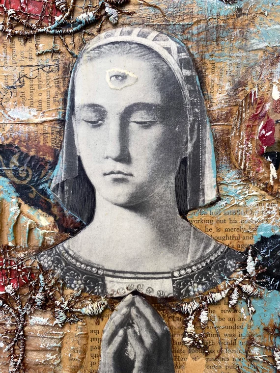 “Prayer” — Original Mixed Media Artwork