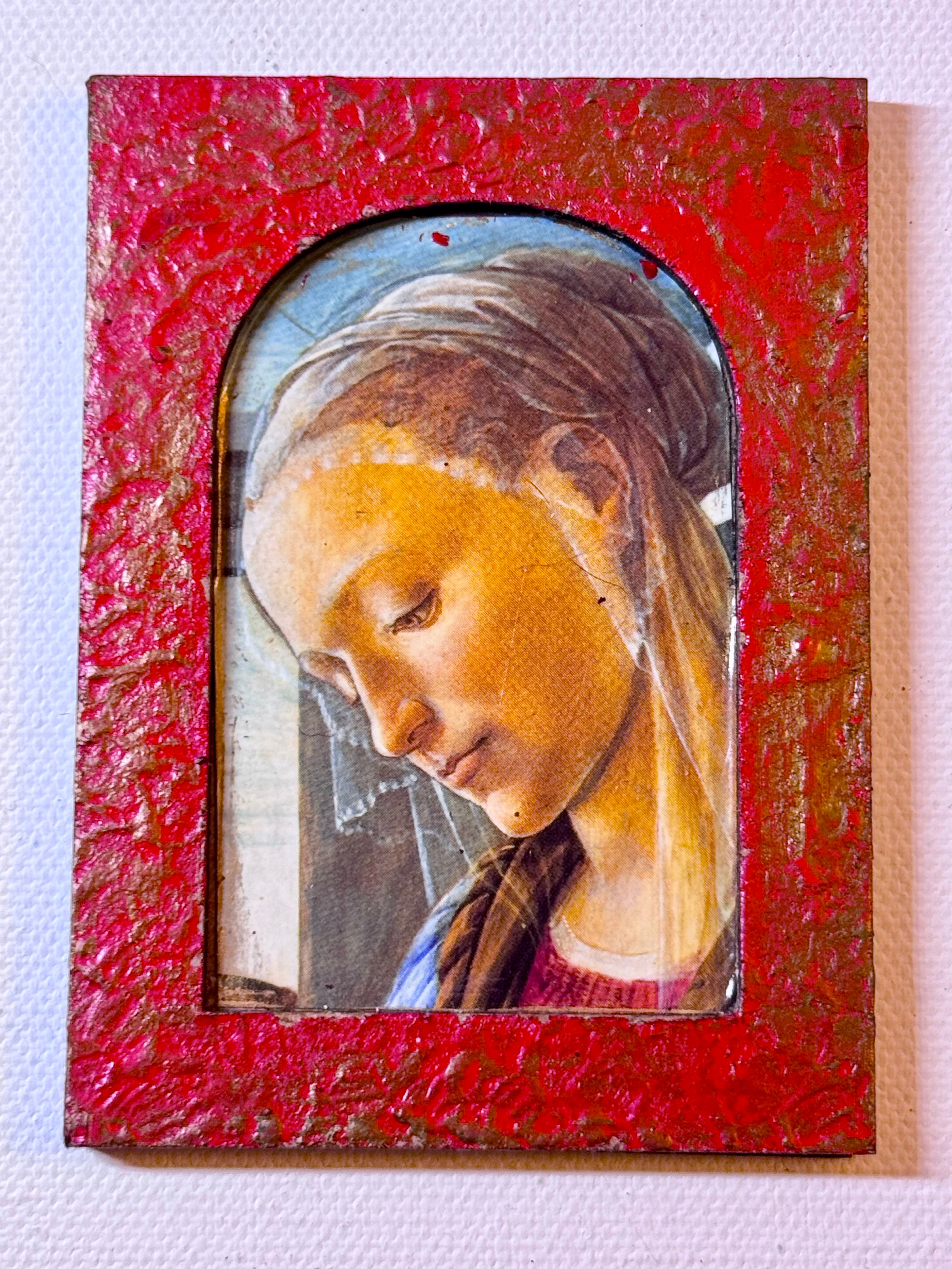 Madonna Icon Magnet — After Filippo Lippi (Simple)