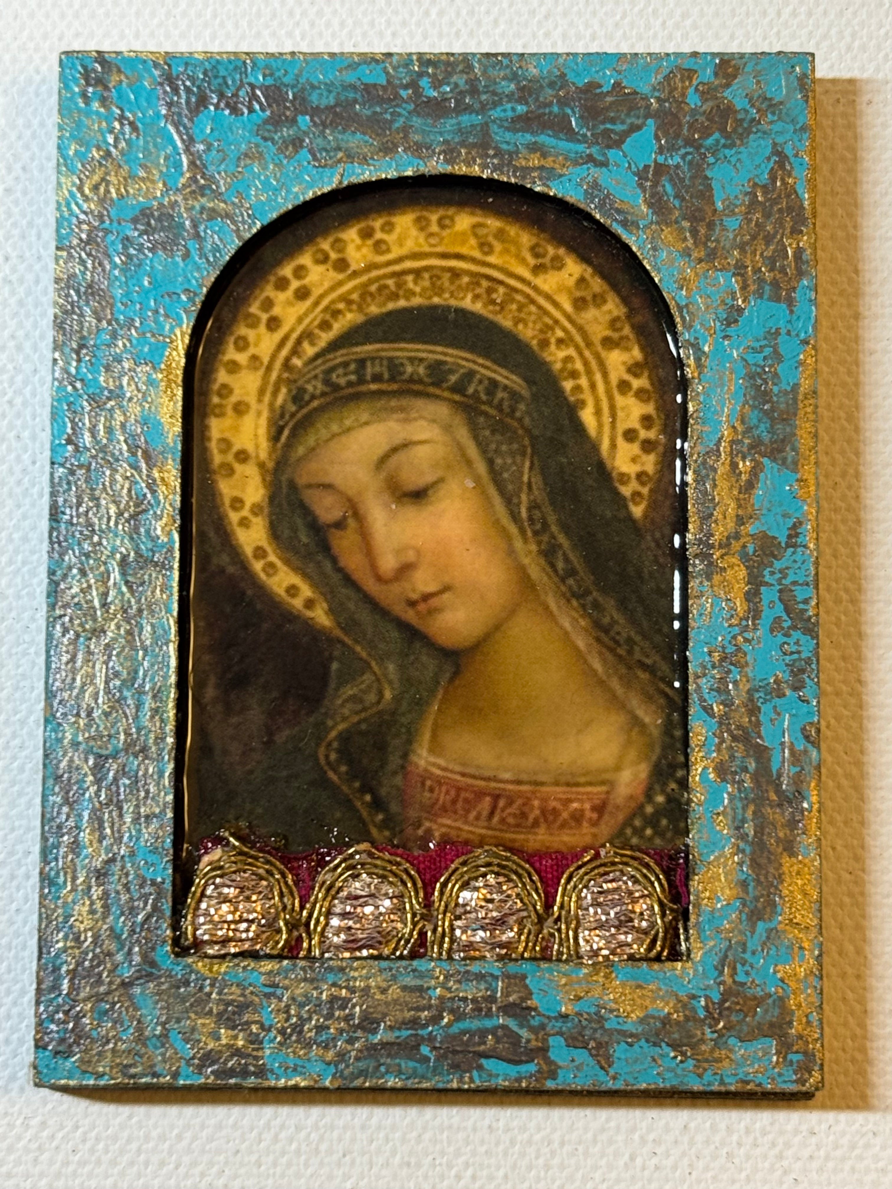 Madonna Icon Magnet — Italian School (15th Century)