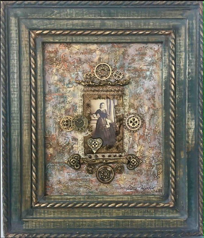 “She Loved to Read” Assemblage