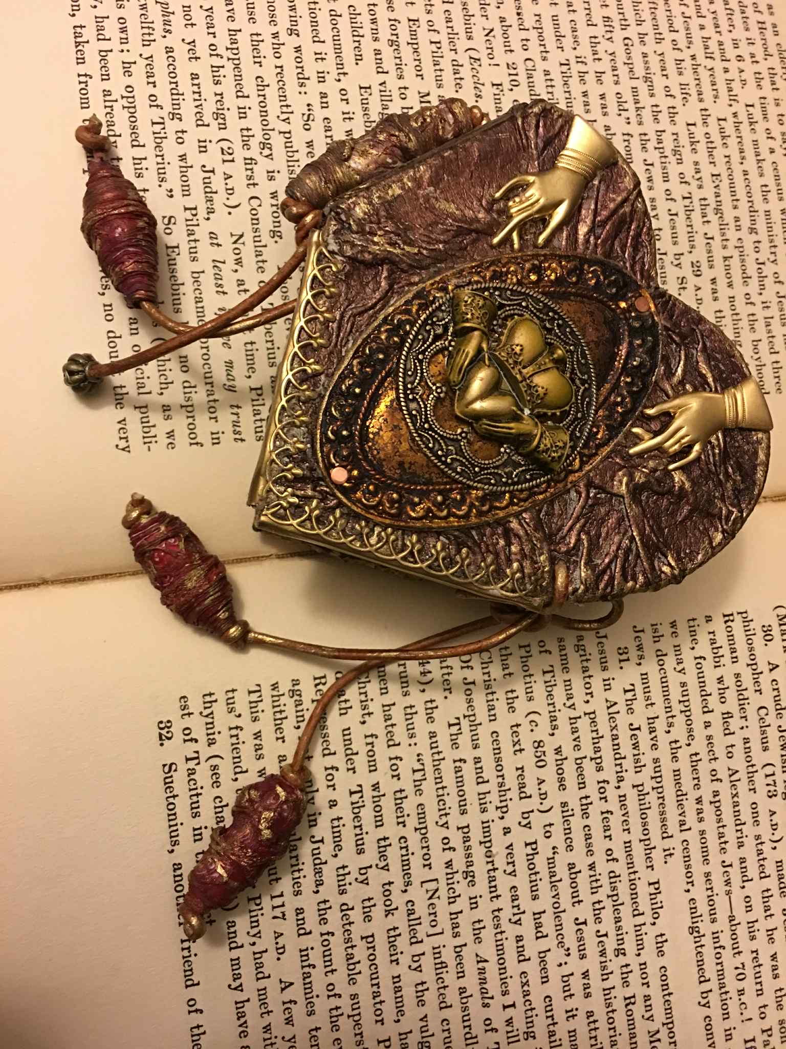 “My Soul Knew Yours” — Handmade Heart-Shaped Art Book