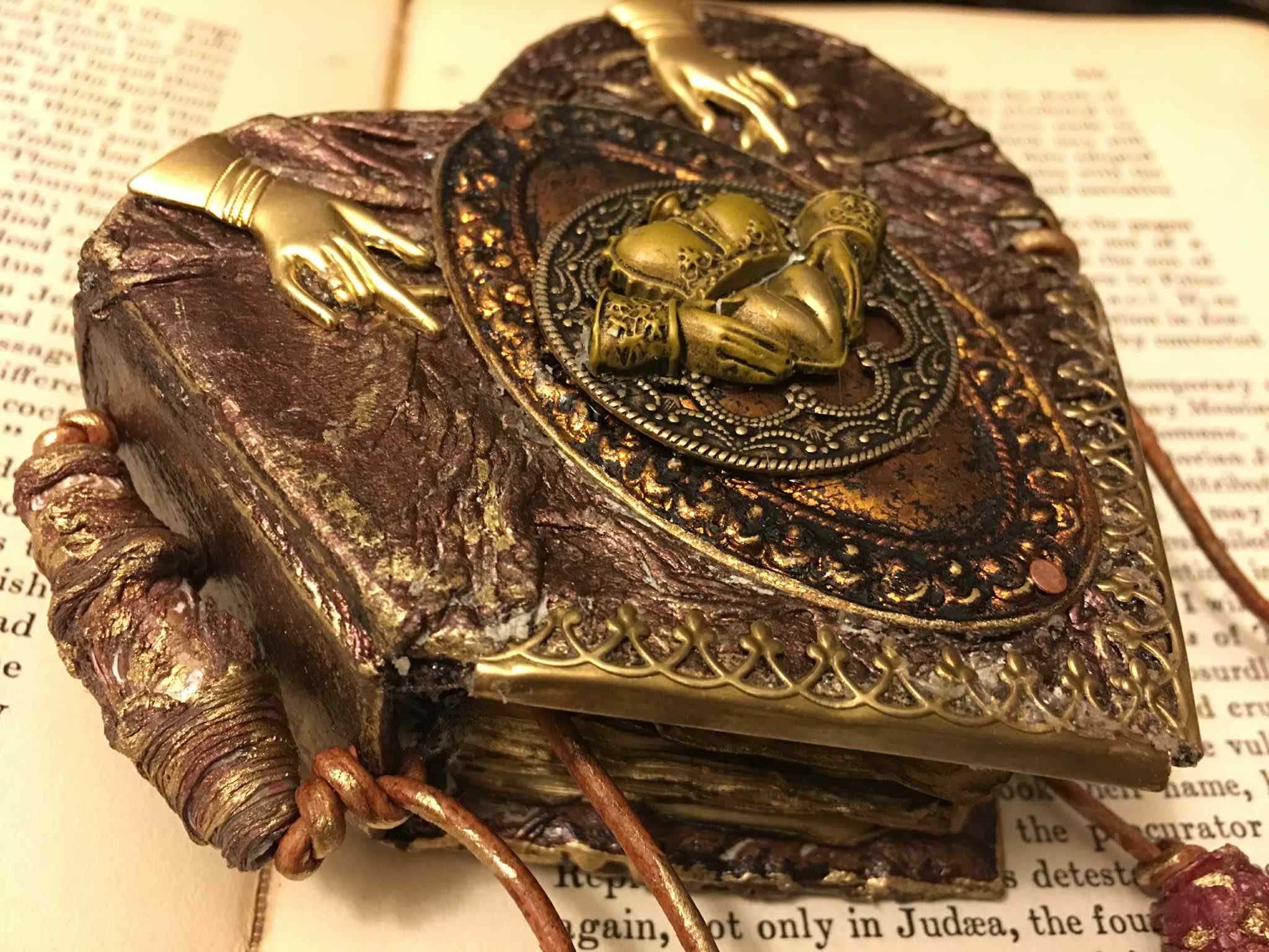 “My Soul Knew Yours” — Handmade Heart-Shaped Art Book