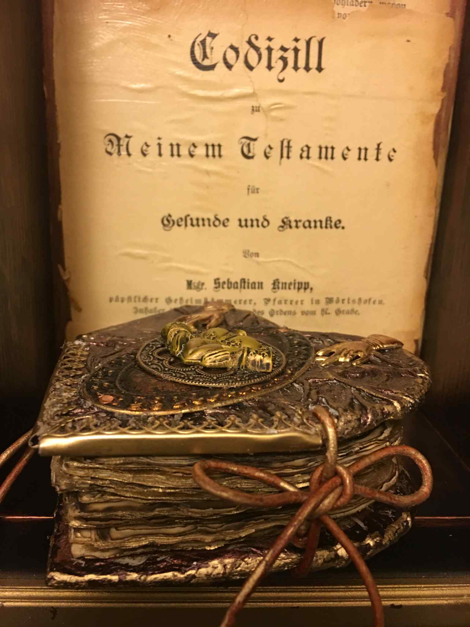 “My Soul Knew Yours” — Handmade Heart-Shaped Art Book