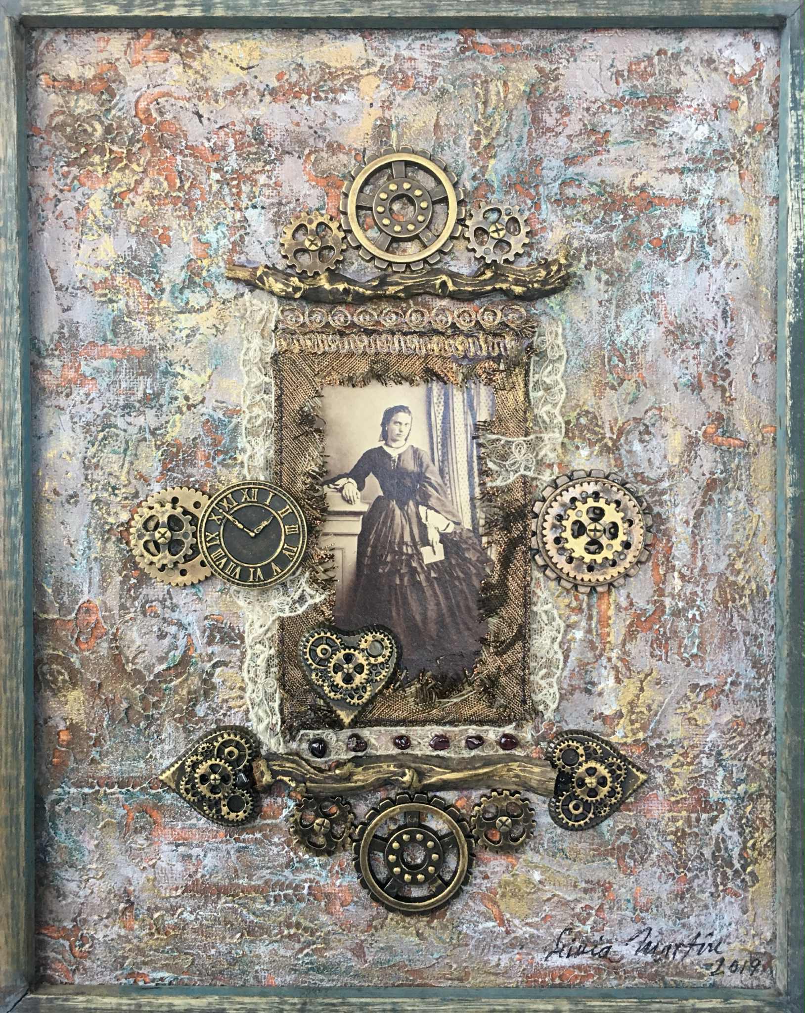 “She Loved to Read” Assemblage