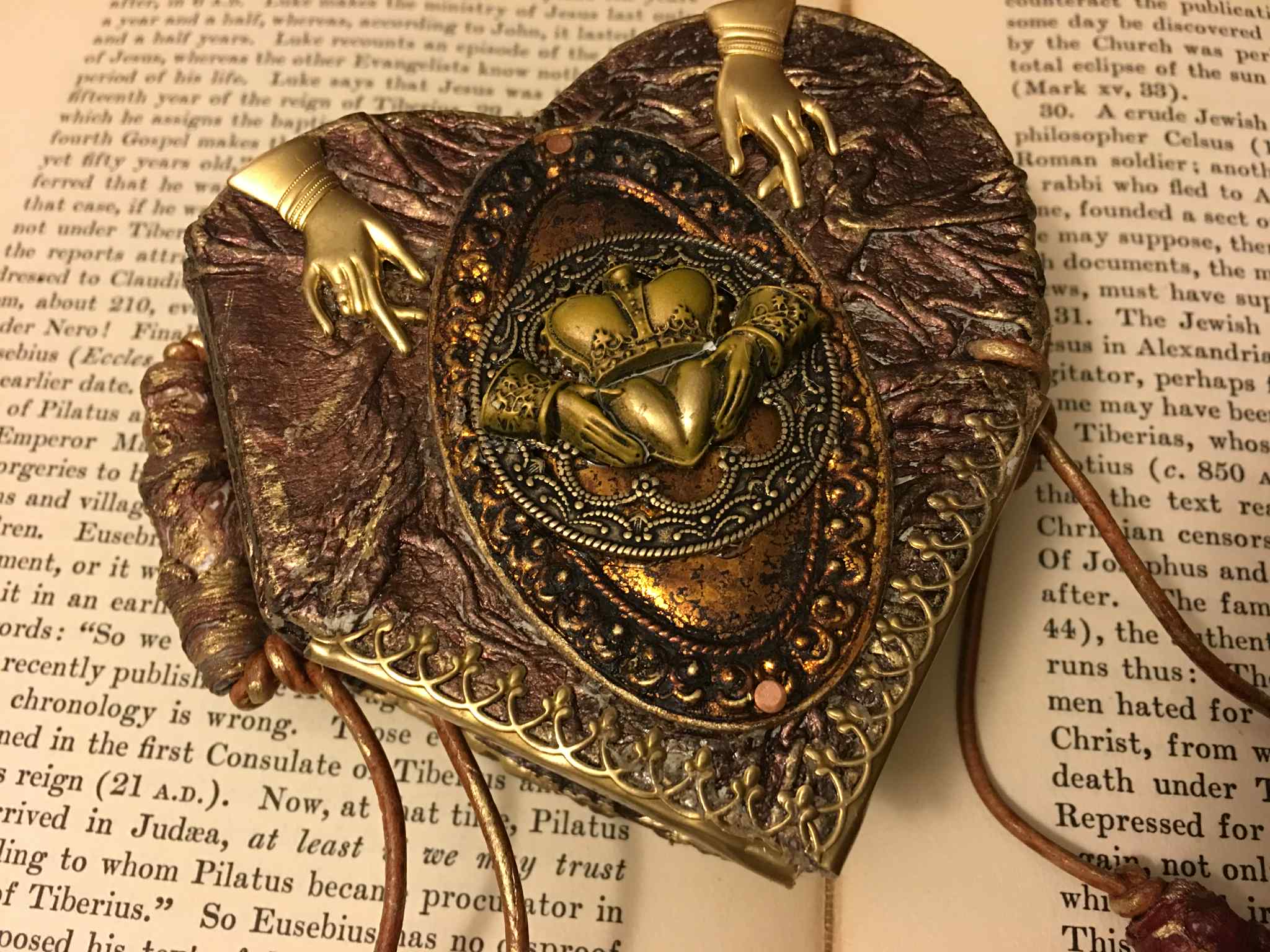 “My Soul Knew Yours” — Handmade Heart-Shaped Art Book